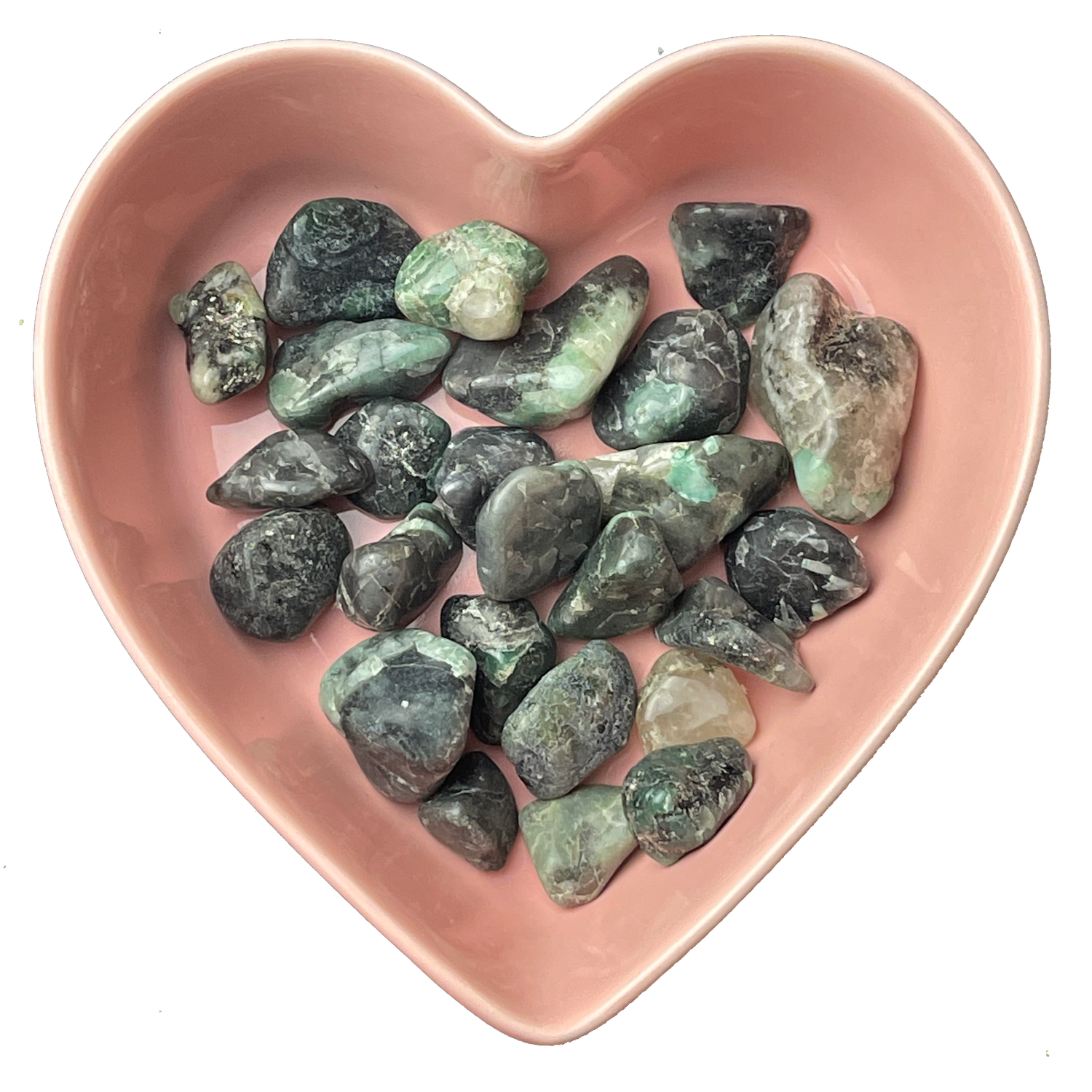 Emerald Tumbled Stone Natural Gemstone - One Stone