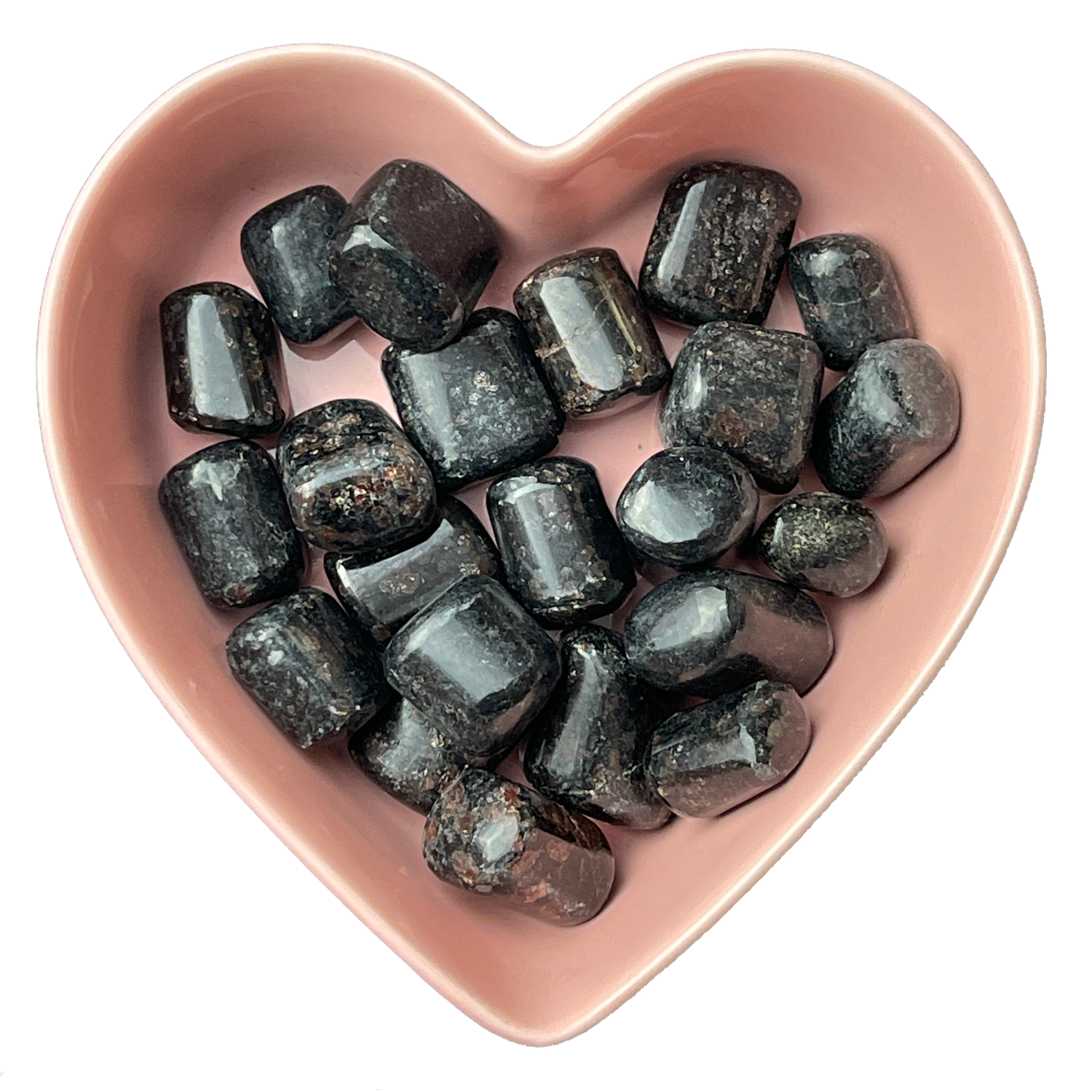 Garnet in Biotite Tumbled Stone Natural Gemstone - One Stone