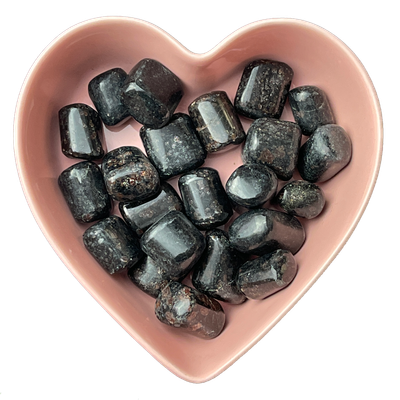 Garnet in Biotite Tumbled Stone Natural Gemstone - One Stone