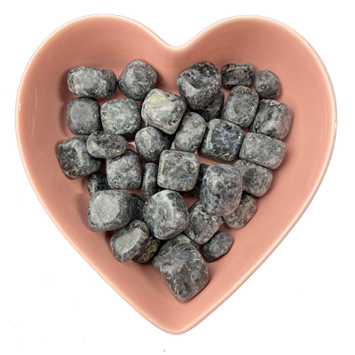 Indigo Gabbro Tumbled Stone Natural Gemstone - One Stone
