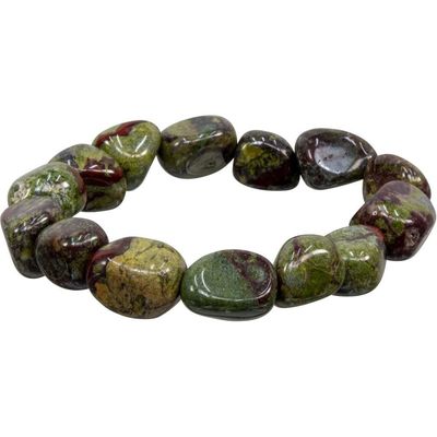 Tumbled Stones Bracelet - Dragon Bloodstone