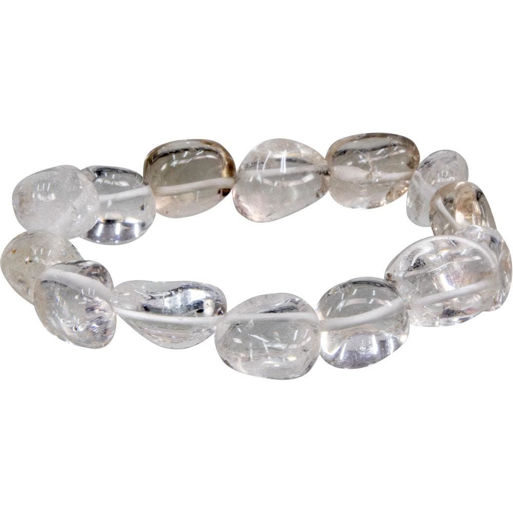 Tumbled Stones Bracelet - Clear Quartz
