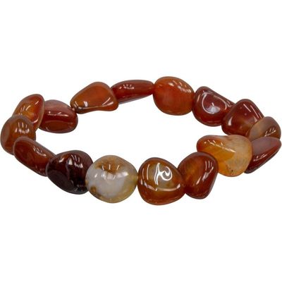 Tumbled Stones Bracelet - Carnelian