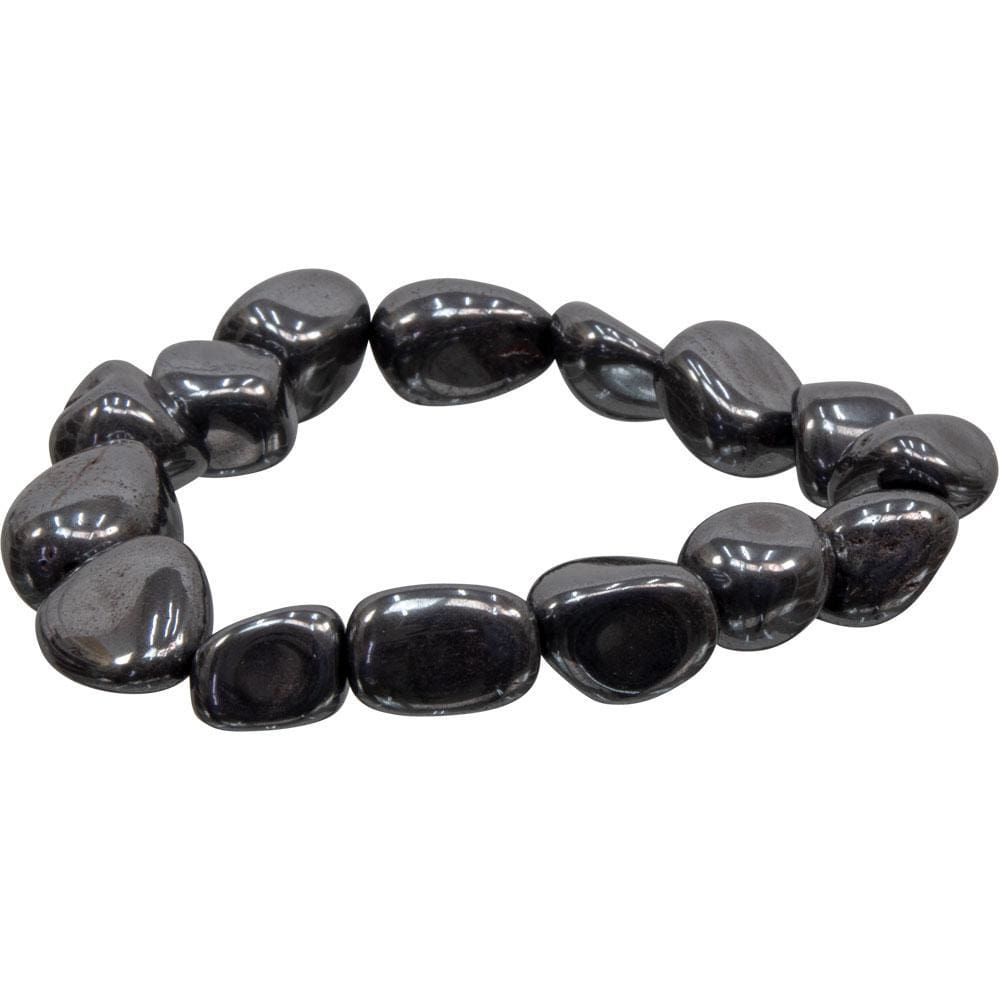 Tumbled Stones Bracelet - Hematite