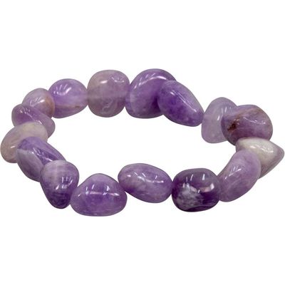 Tumbled Stones Bracelet - Amethyst