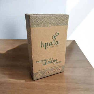 Ispalla - Clarity (Palo Santo &amp; Lemon) Incense Sticks (10 Pack)