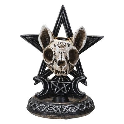 6&quot; Ouija Cat Backflow Incense Burner, SKU PG-14332, UPC 700317026693