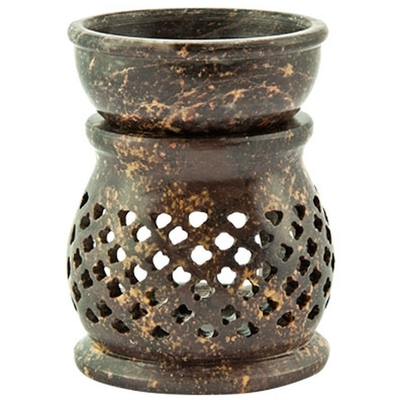 4&quot; Carved Soapstone Oil Aroma Lamp, SKU 308, UPC 6016003332394
