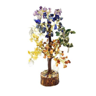 Tree of Life Charms Gemstone Chakra Crystal Tree (300 Assorted Gemstone Beads), SKU A03-04-GMTREE-T…