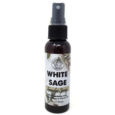 2 oz White Sage Smudging Spray, SKU SSP-WS, UPC 700317309604