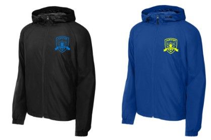 JUSC Zip Up Water Resistant Windbreaker