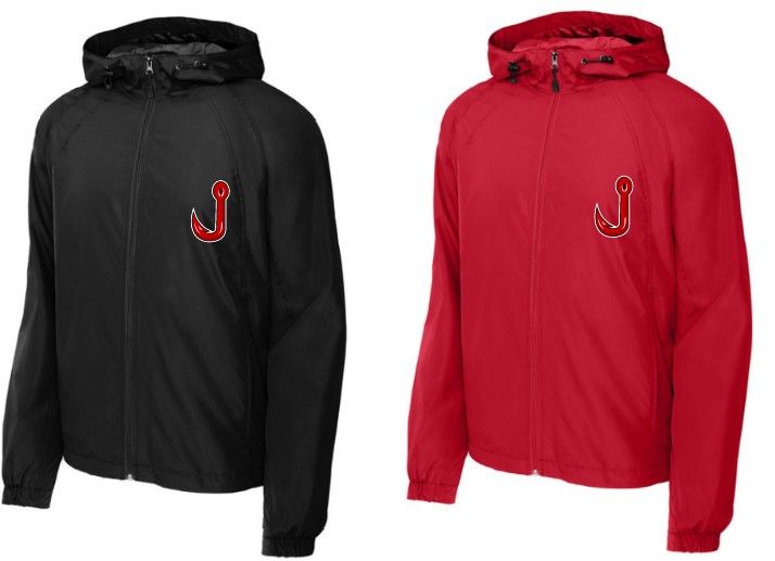Zip Up Water Resistant Windbreaker