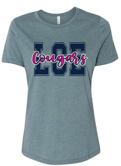 LCE BELLA+CANVAS Women’s Relaxed Fit Heather CVC Tee