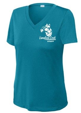 LCE Sport-Tek® Women's Dri Fit V-Neck Tee