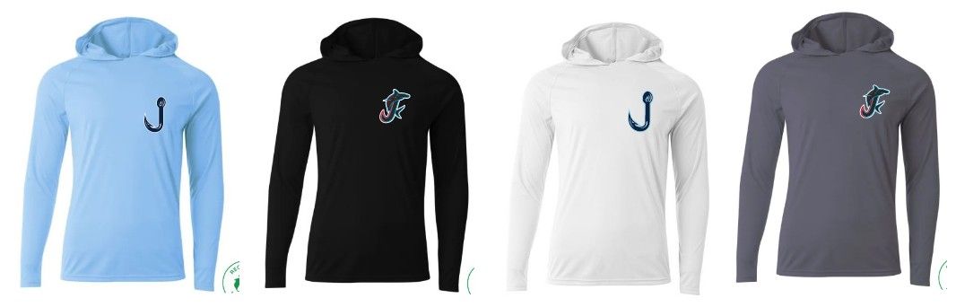 Adult Long Sleeved Dry-Fit Hoodie Left Chest Logo