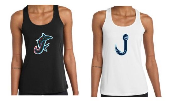 Women's Racerback Tank Full Front Logo