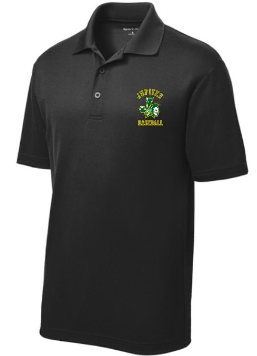 JHS Baseball Black Polo