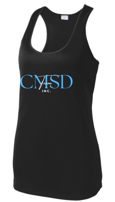 Char-Mar Women's PosiCharge® Competitor™ Racerback Tank CMSD Logo