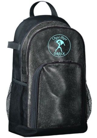 Char-Mar  Augusta Glitter Backpack w/ Circle Logo