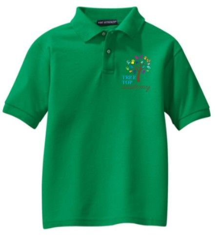Treetop Youth Pique Polo w/ Logo Embroidered (XS-XL) Treetop Youth Pique Polo w/ Logo Embroidered (XS-XL)