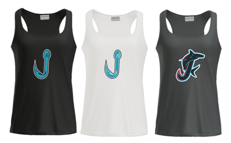 Women's Racerback Tank Full Front Logo