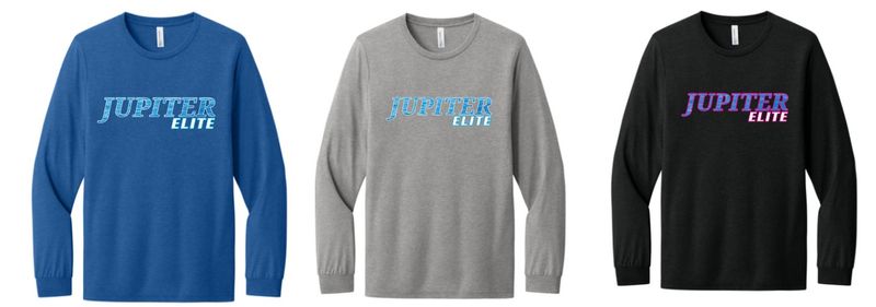 Jupiter Elite BC3513 Unisex Triblend Long Sleeved Tee