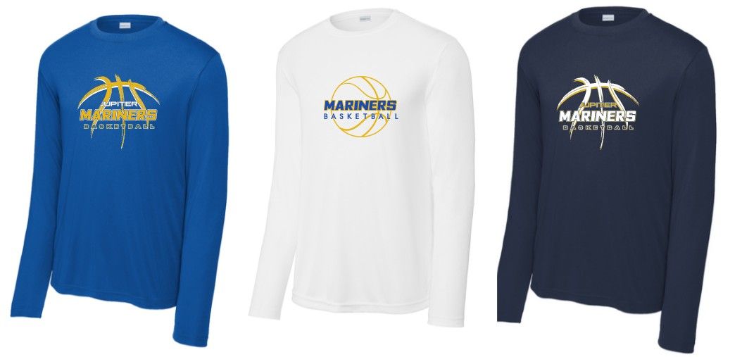 JMS Basketball Long Sleeved Dri-Fit Shirt