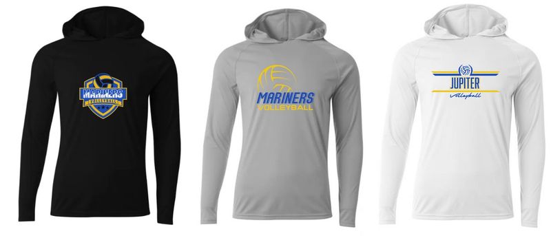 JMS Volleyball Long Sleeved Hooded DriFit