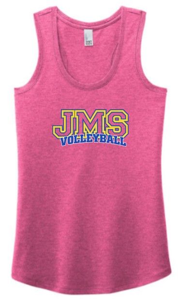 JMS Volleyball Pink Tank