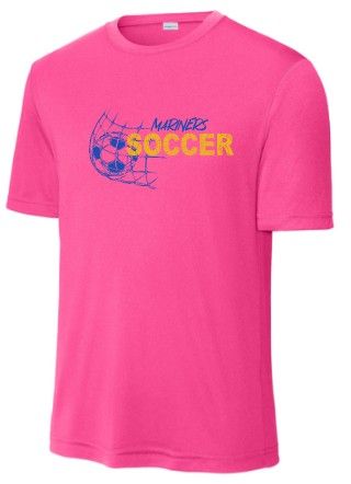 JMS Soccer Pink Performance T-Shirt