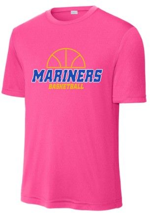 JMS Basketball Pink Performance T-Shirt