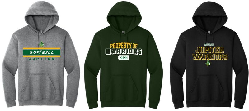 JHS Softball Hooded Sweatshirt