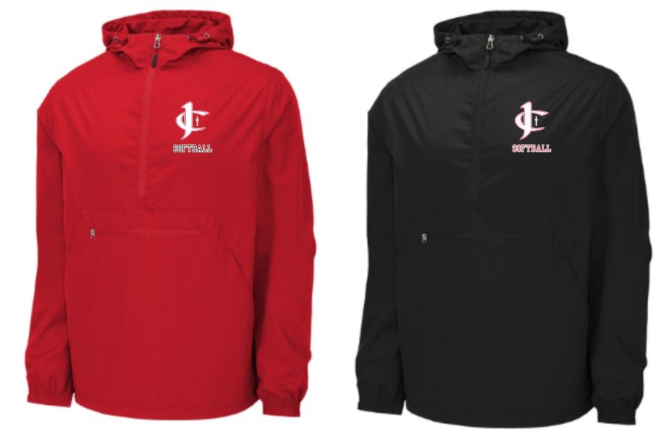 JCS Softball Sport Tek Packable Anorak Jacket