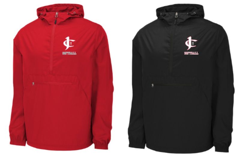 JCS Softball Sport Tek Packable Anorak Jacket
