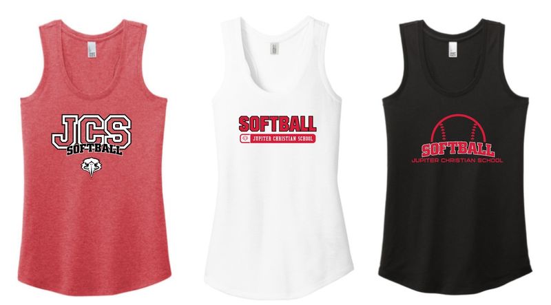 JCS Softball District Women's Perfect Tri Racerback Tank