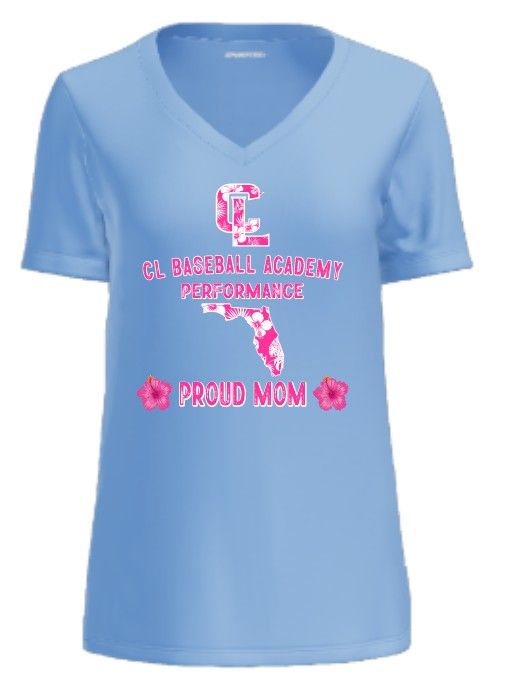 CL Baseball Academy Proud Mom Hibiscus Shirt
