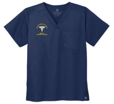 Wink® Unisex WorkFlex Chest Pocket V-Neck Top