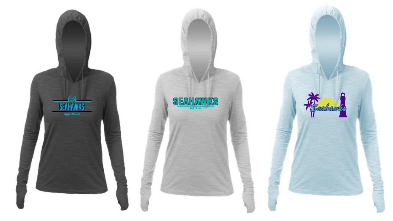 Women's Anetik Breeze Tech Long Hooded Sun Shirt 2026 Logo
