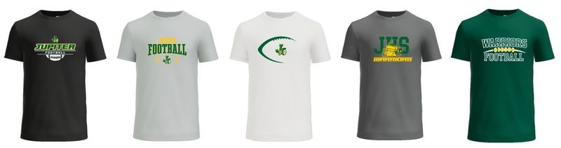 JHS Football Fan Cotton Shirt Bella + Canvas JHS Football Fan Cotton Shirt Bella + Canvas