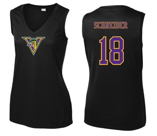Vipers Women's Sleeveless Posicharge V-Neck
