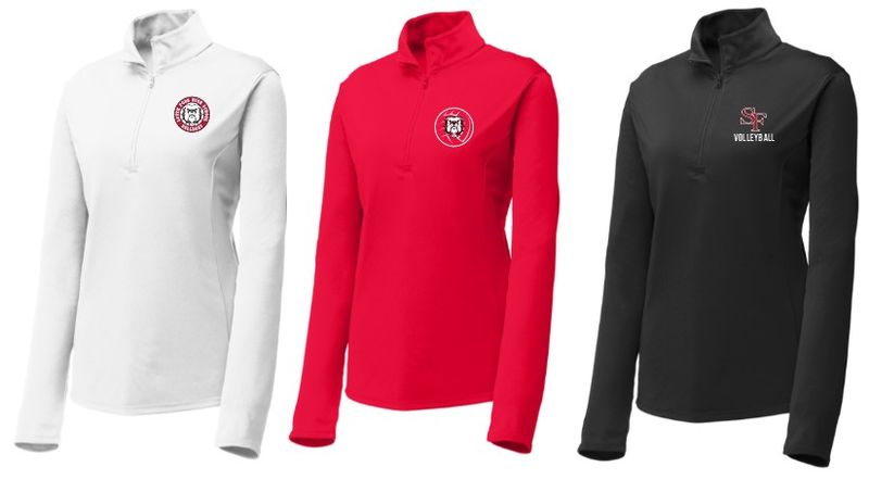 SF Volleyball Sport-Tek® Women's PosiCharge® Competitor™ 1/4-Zip Pullover SF Volleyball Sport-Tek® Women's PosiCharge® Competitor™ 1/4-Zip Pullover