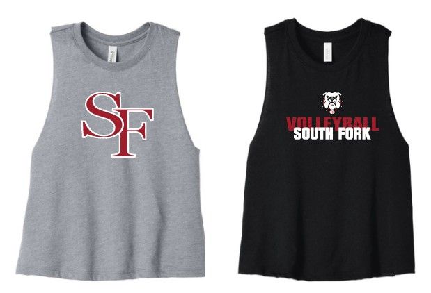 SF Volleyball Bella & Canvas Women's Racerback Cropped Tank SF Volleyball Bella & Canvas Women's Racerback Cropped Tank