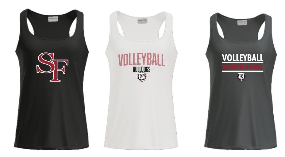 SF Volleyball Sport Tek Women's PosiCharge Competitor Racerback Tank