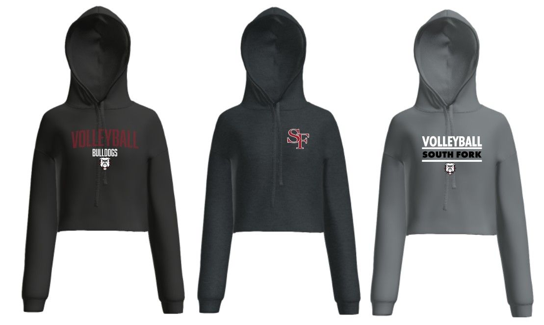 SF Volleyball Women's Bella + Canvas Cropped Hoodie