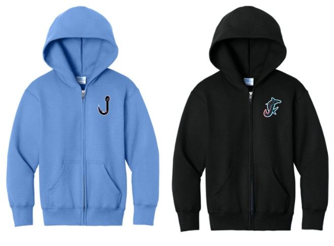 Russell Hammerheads Zip Front Sweatshirt