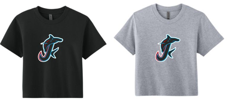 Coffey Women's Sharkie Logo Boxy Tee Coffey Women's Sharkie Logo Boxy Tee