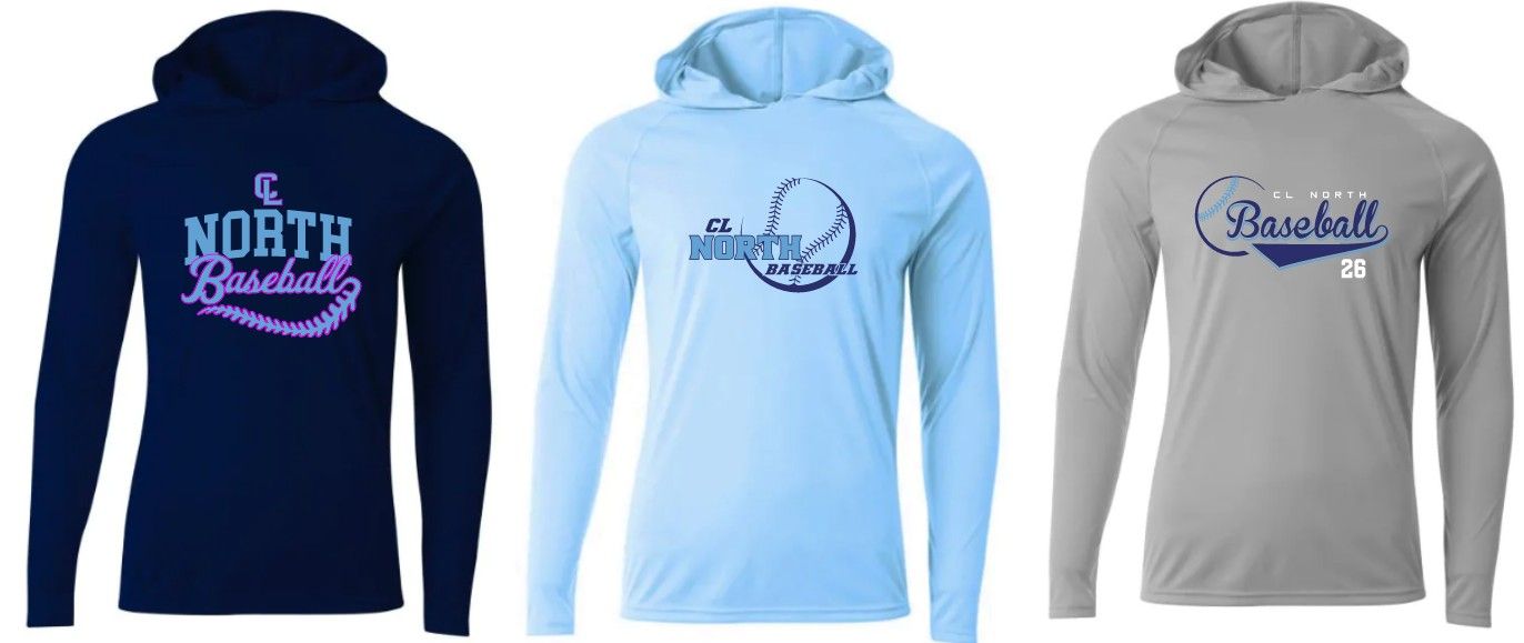 CL Long Sleeve Dri-Fit Hoodie w/ Full Front Logo CL Long Sleeve Dri-Fit Hoodie w/ Full Front Logo