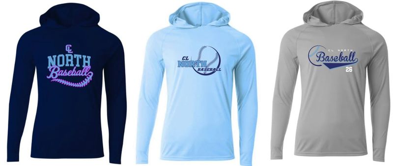 CL Long Sleeve Dri-Fit Hoodie w/ Full Front Logo