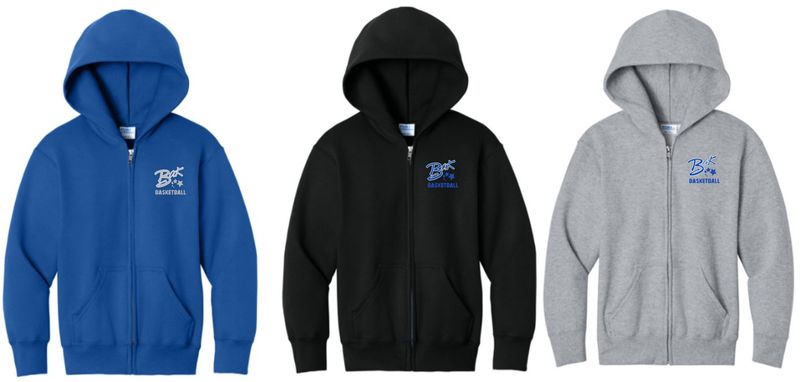BAK Basketball Zip Front Sweatshirt