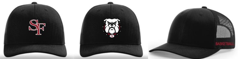 SF Basketball Trucker Hat Black SF Basketball Trucker Hat Black